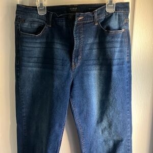 Curve Appeal dark blue mid-rise relaxed fit jeans 10/30